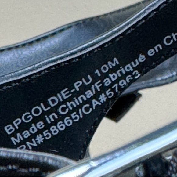 BP. Goldie Braided Wedge Sandal in black - Picture 9 of 15